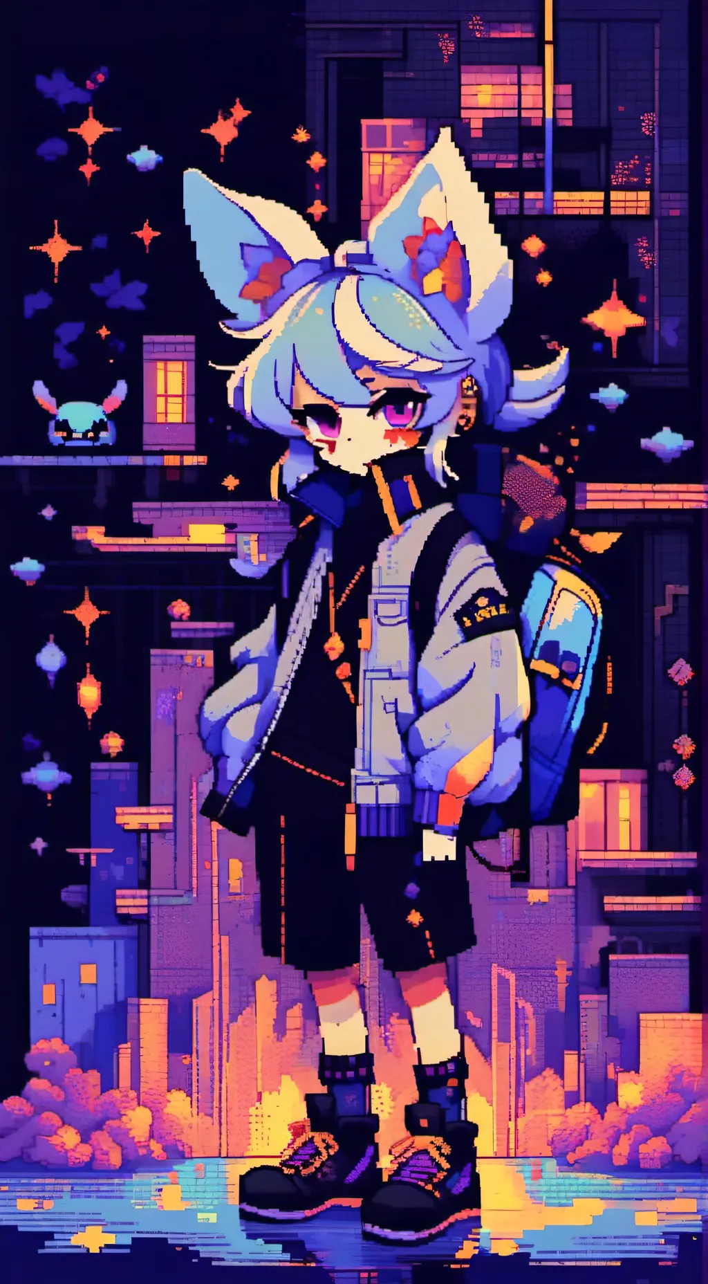 ai character: 💛Shellvision💚 background