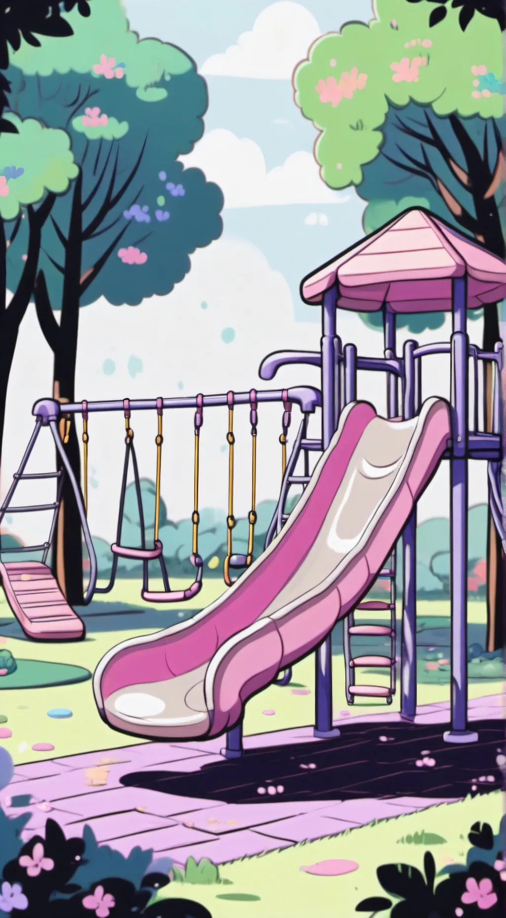 ai character: C.C (Toddlerhood) background