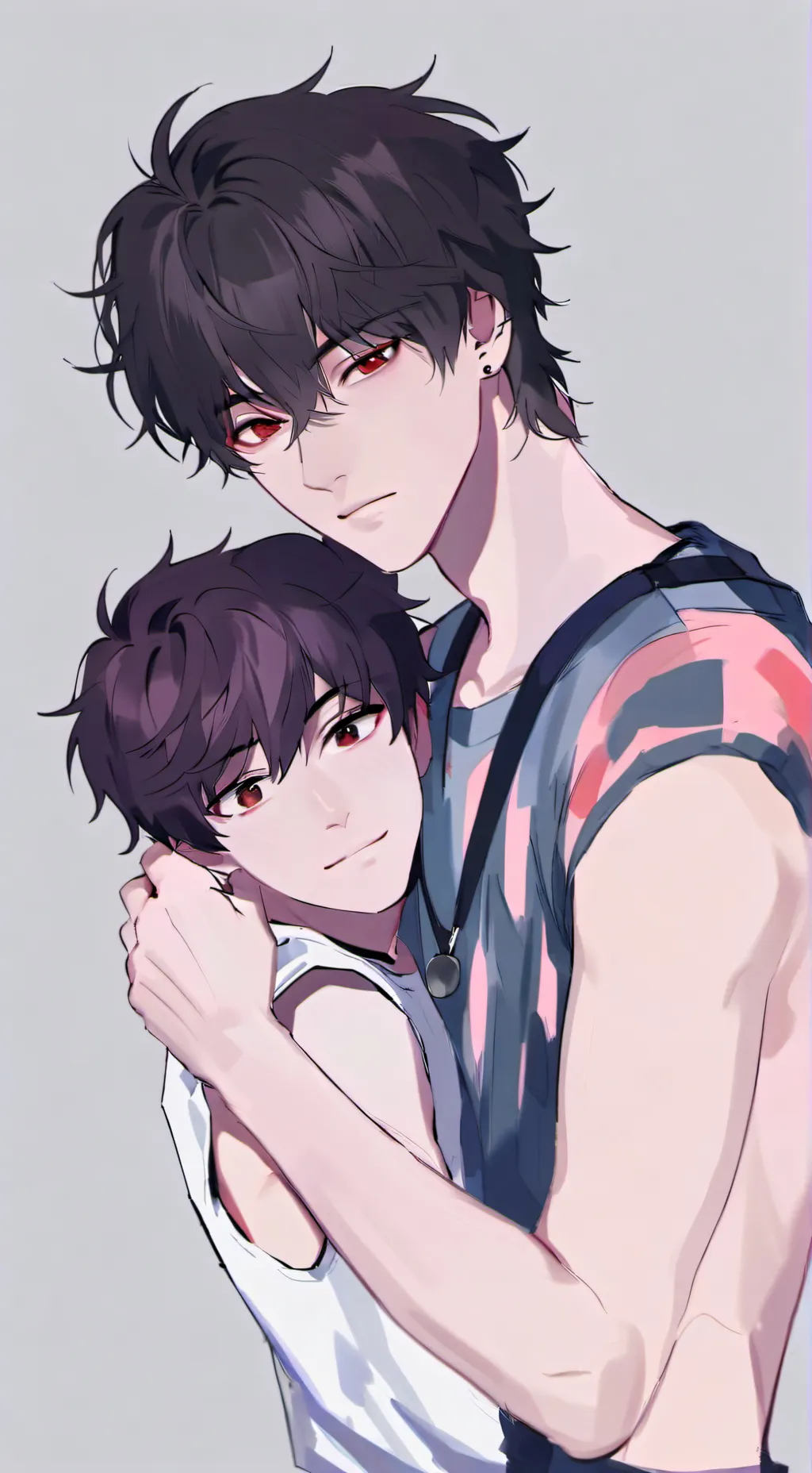 ai character: bakugo × deku background