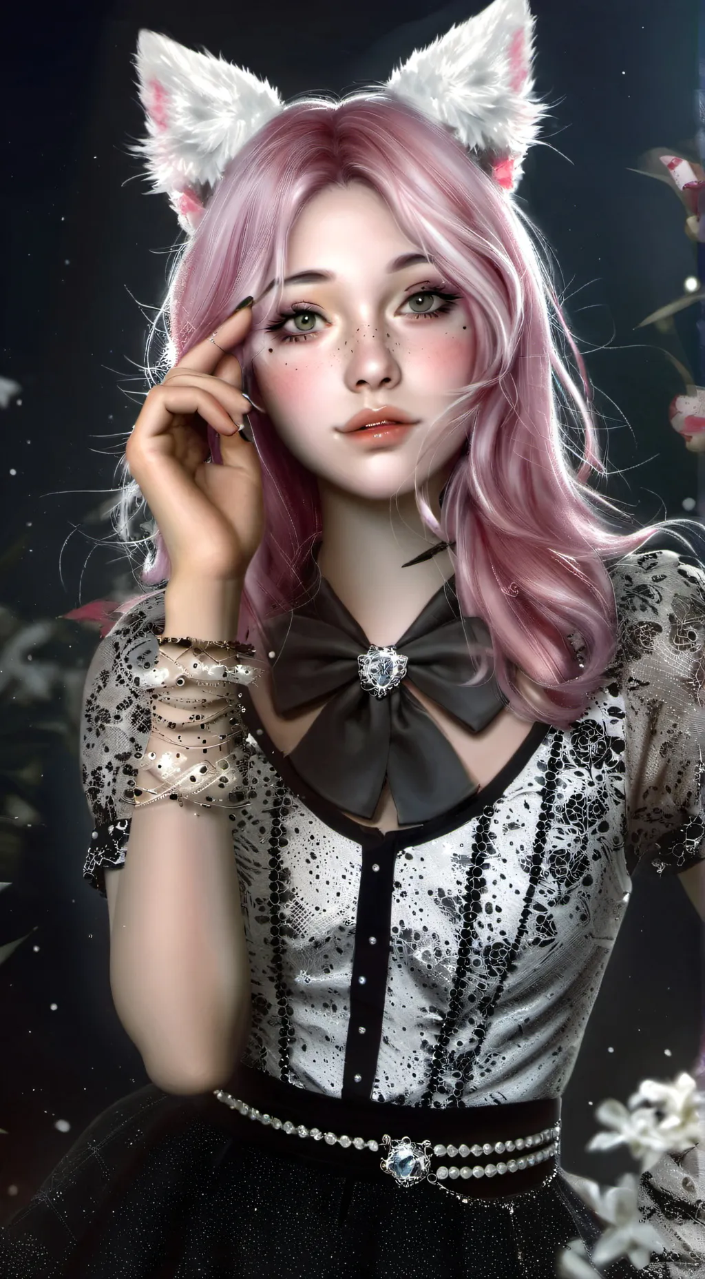 ai character: Catherine  background