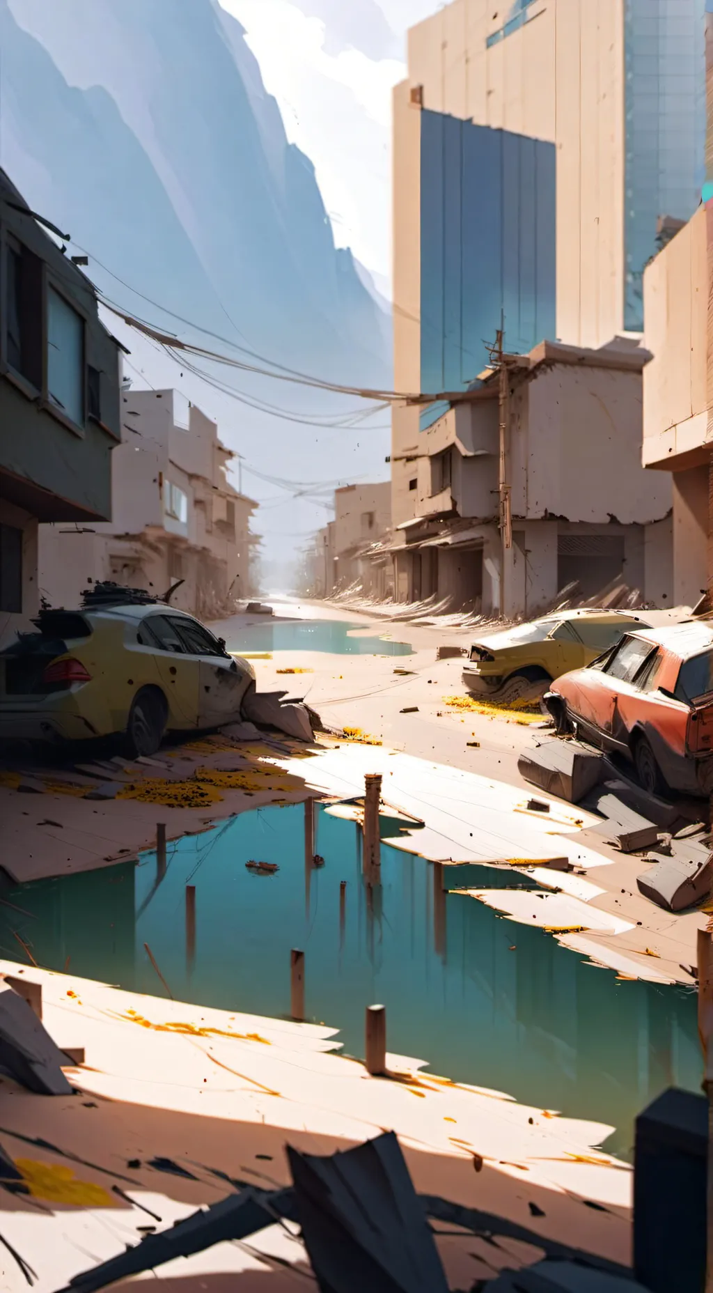 ai character: Fight Against OCs background