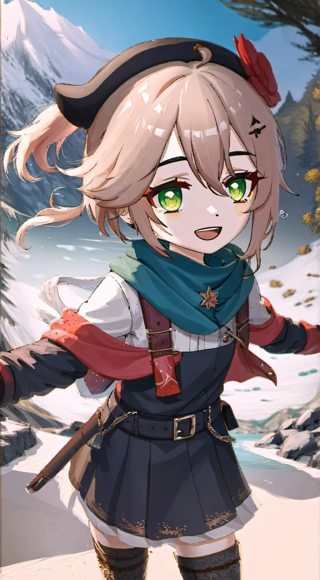 ai character: MHA INCENDIO background