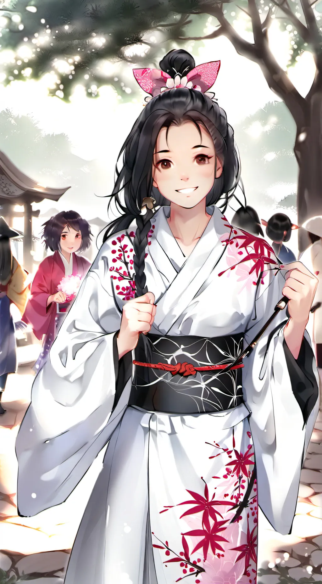 ai character: kira background