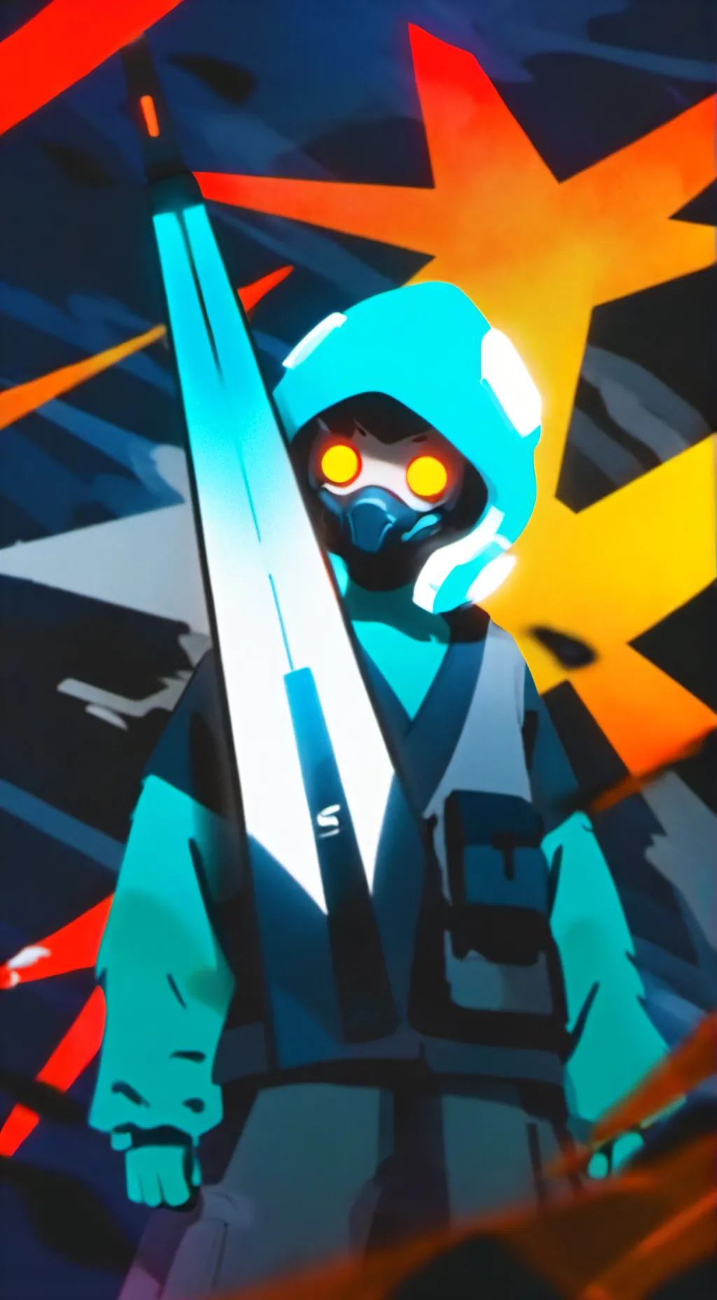 ai character: wenda x gray background