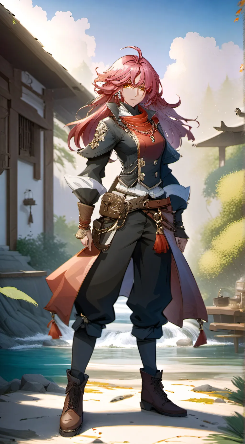 ai character: Luna background