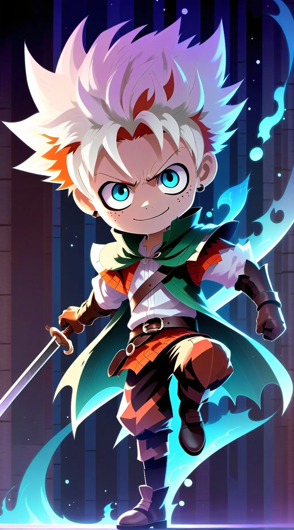 ai character: class 1a but nice background