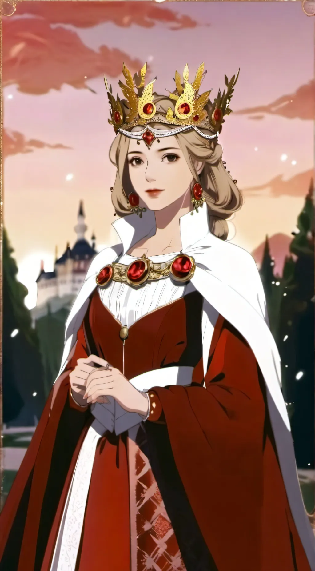 ai character: Disney princesses background