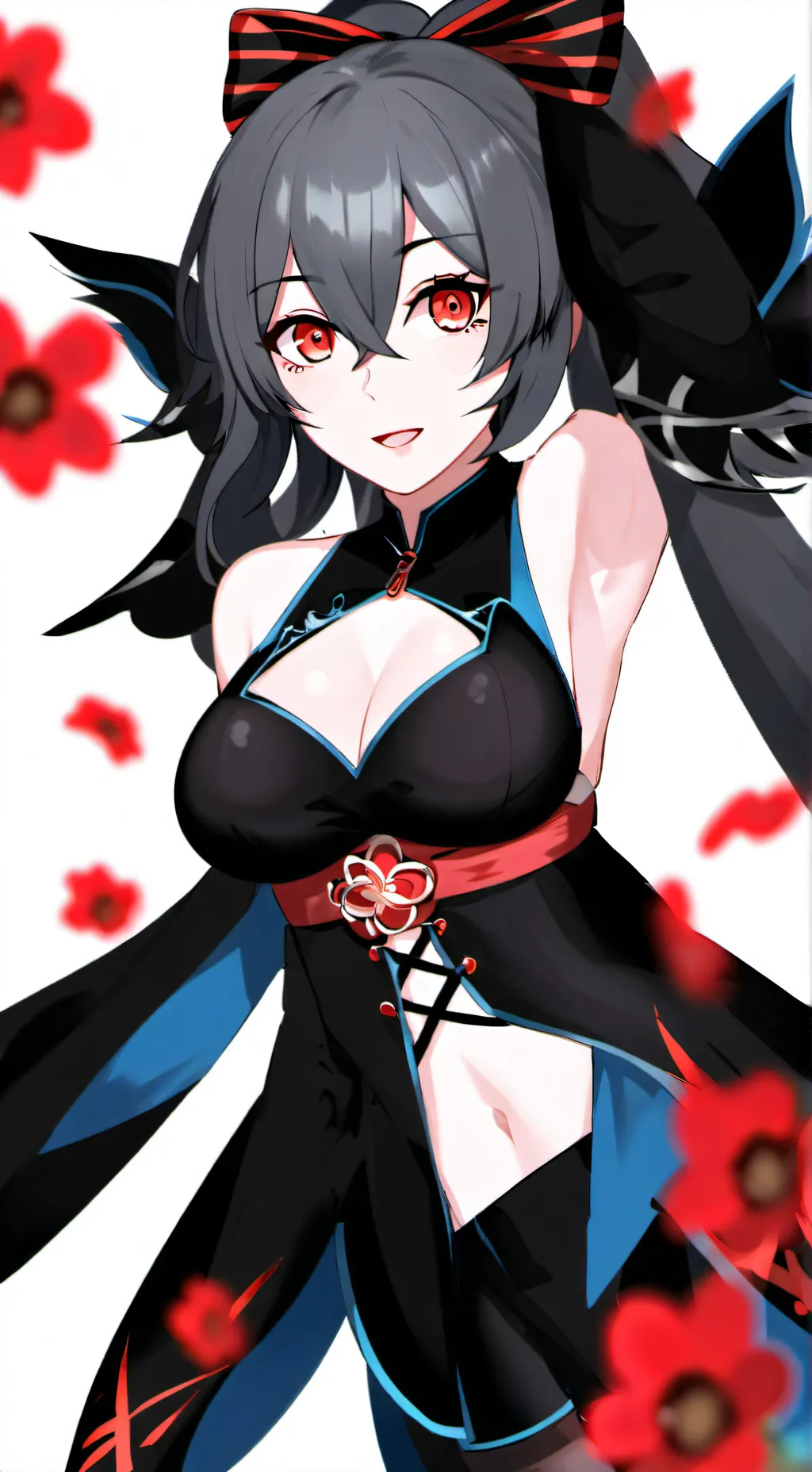 ai character: kid black background