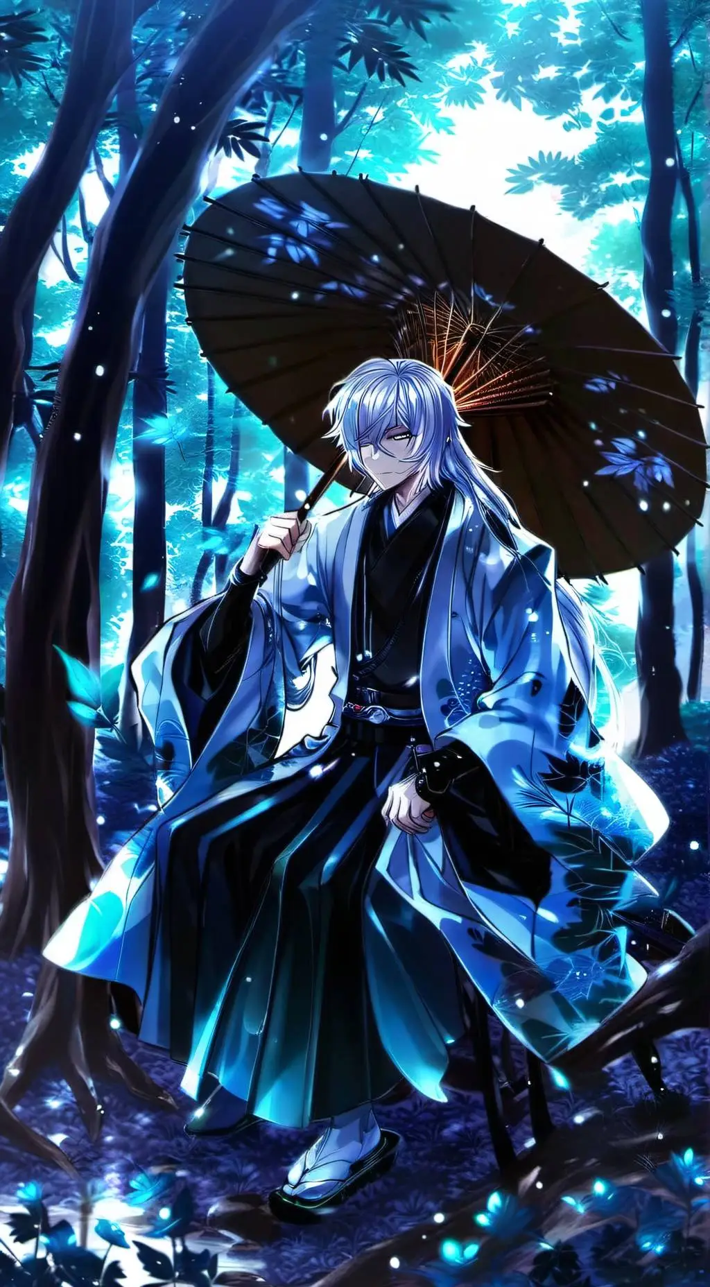 ai character: Demon slayer background