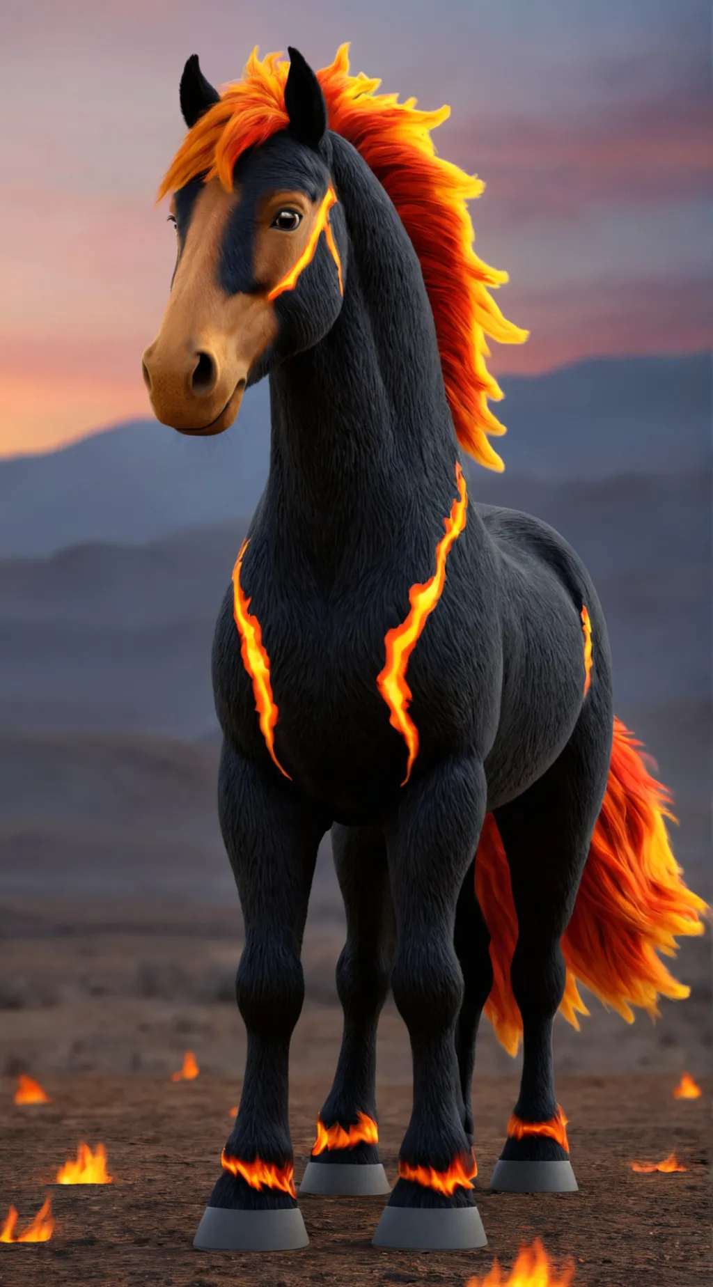 ai character: Ember background