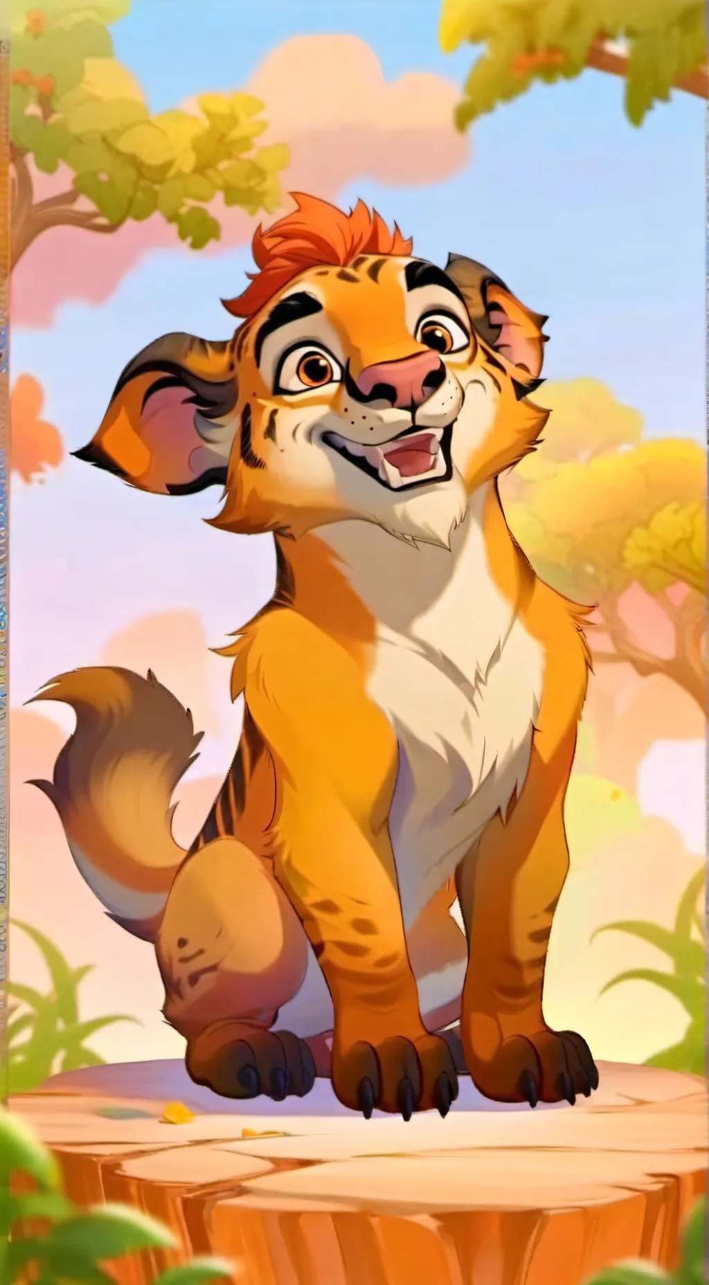 ai character: cor background