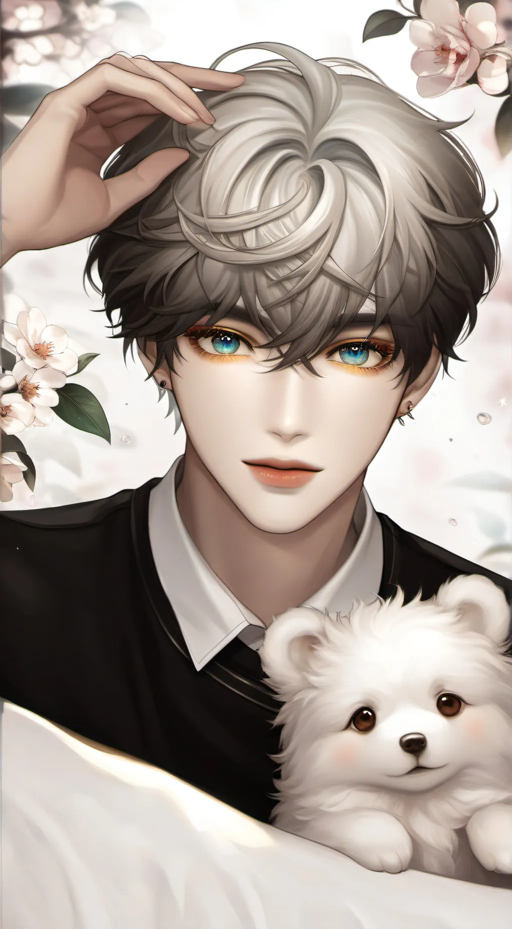 ai character: tom💕 background