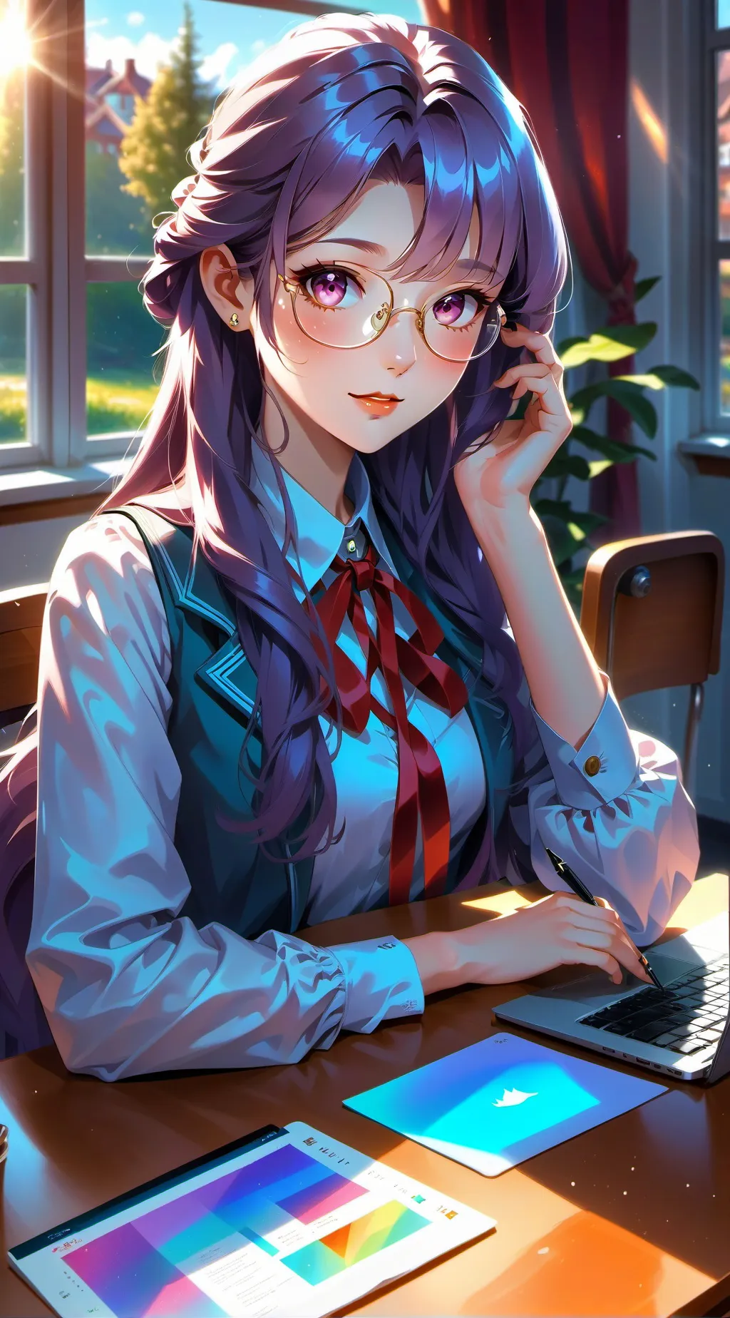 ai character: Abelle background