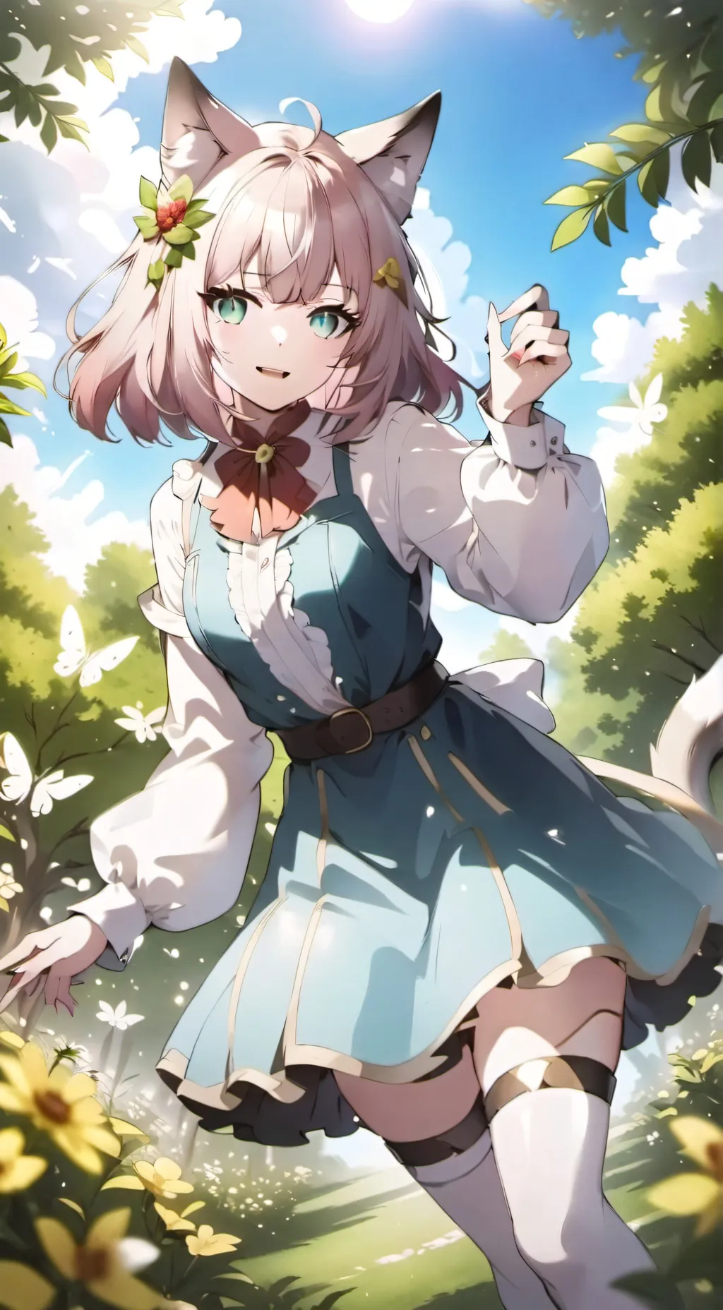 ai character: The new girl background