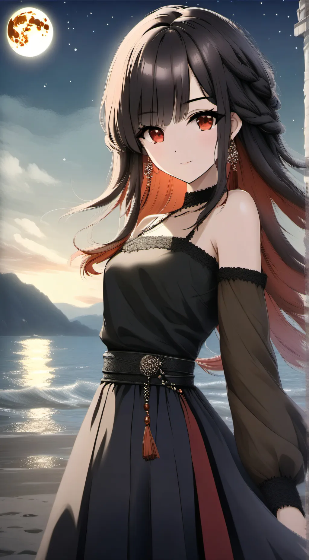 ai character: Squid game en kny background