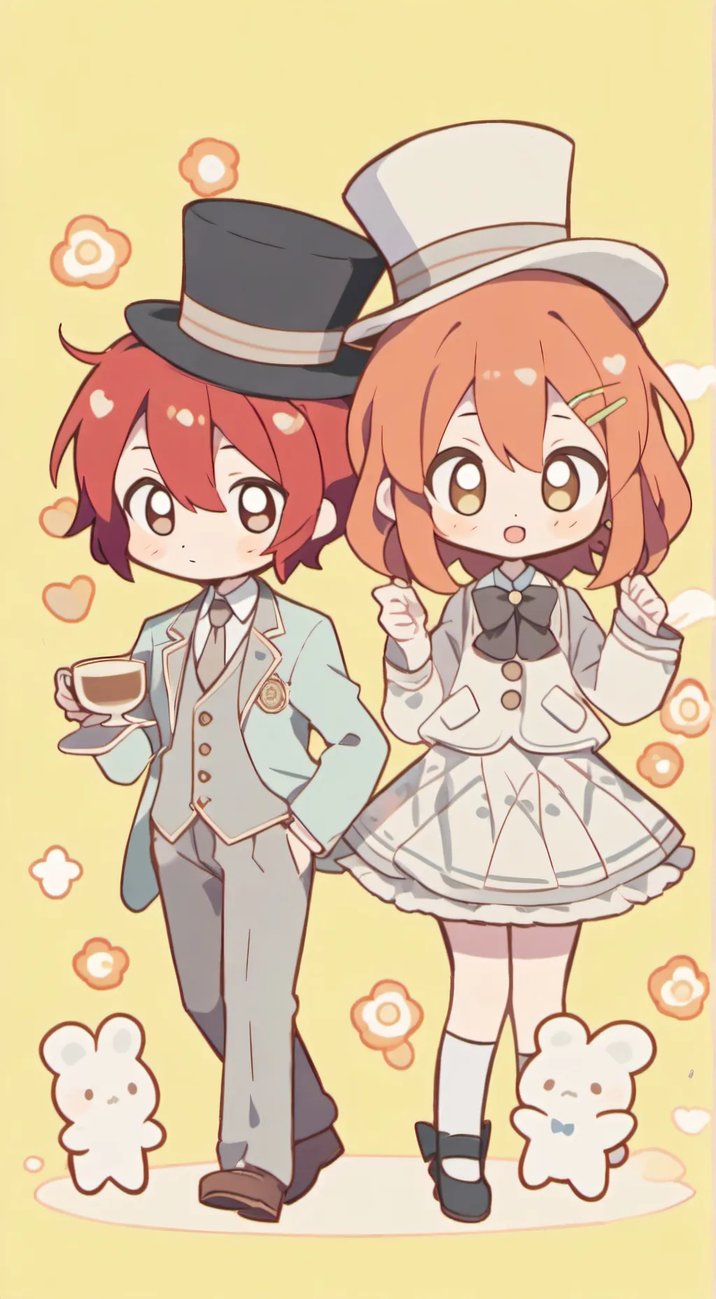 ai character: Henry and Ellie background