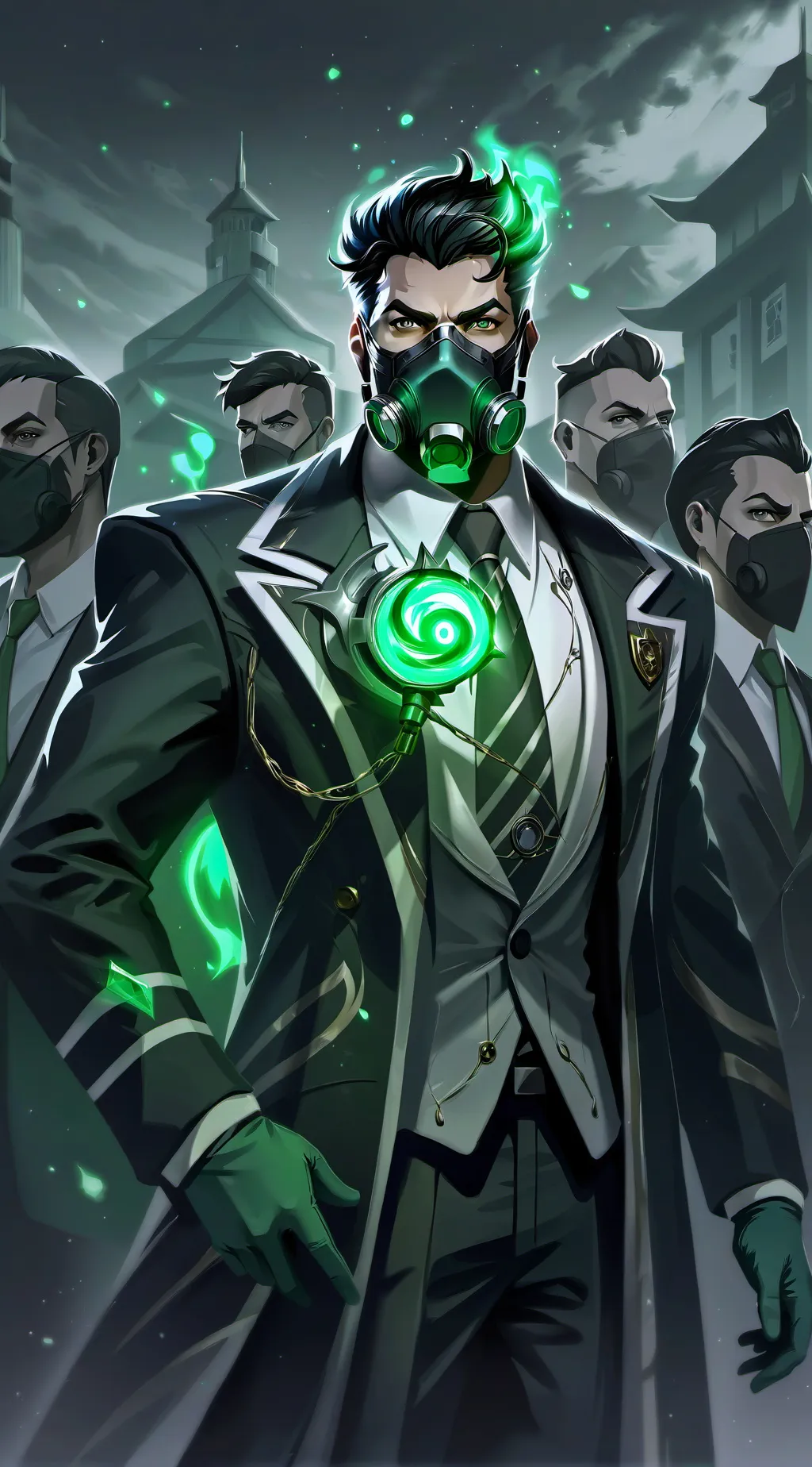 ai character: IDK family thing background