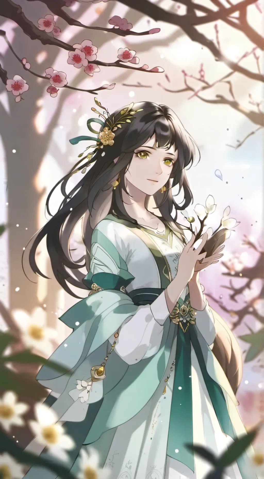 ai character: chica lista  background