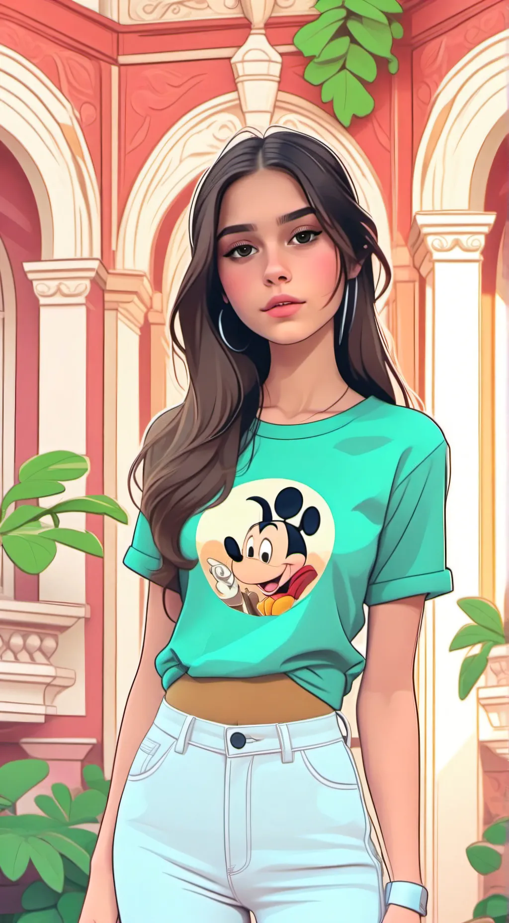 ai character: Camila 🌟💓😍 background