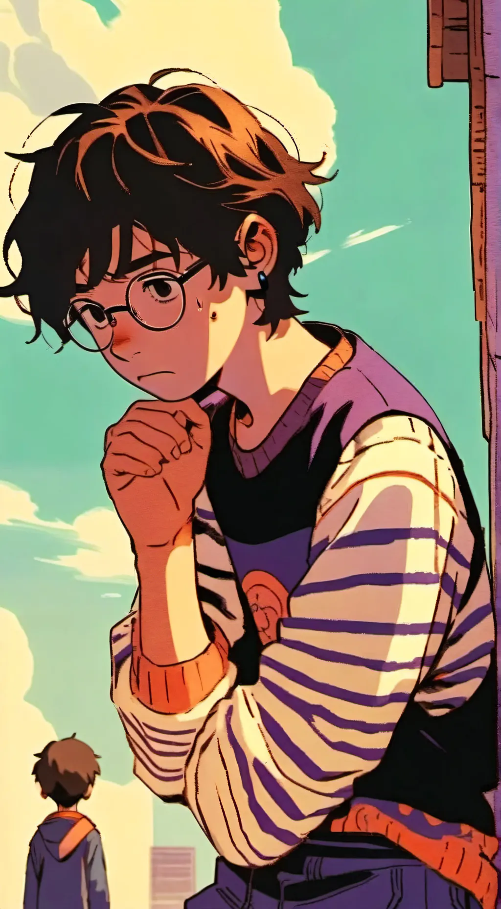 ai character: Mha boy pick me background