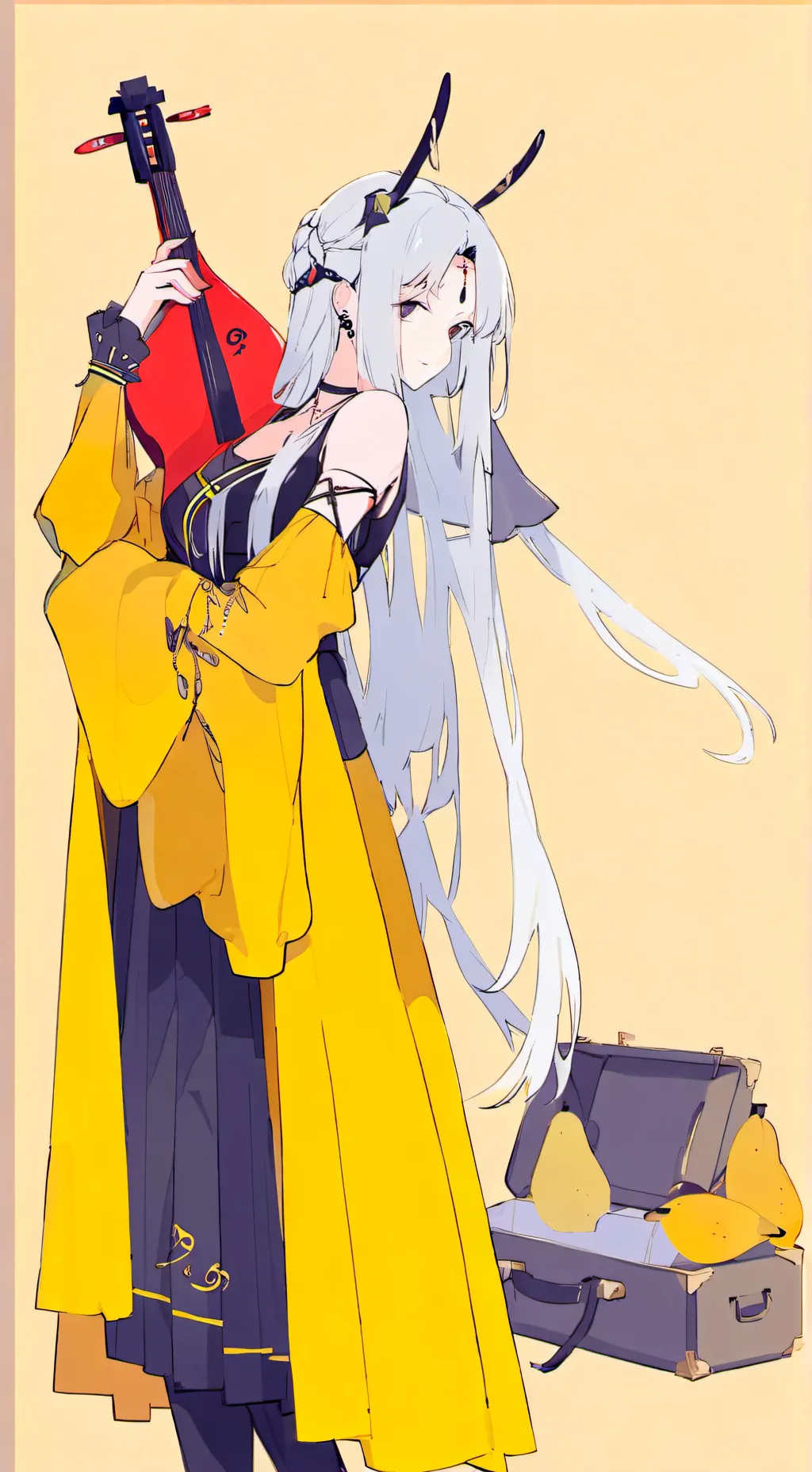 ai character: pinki background