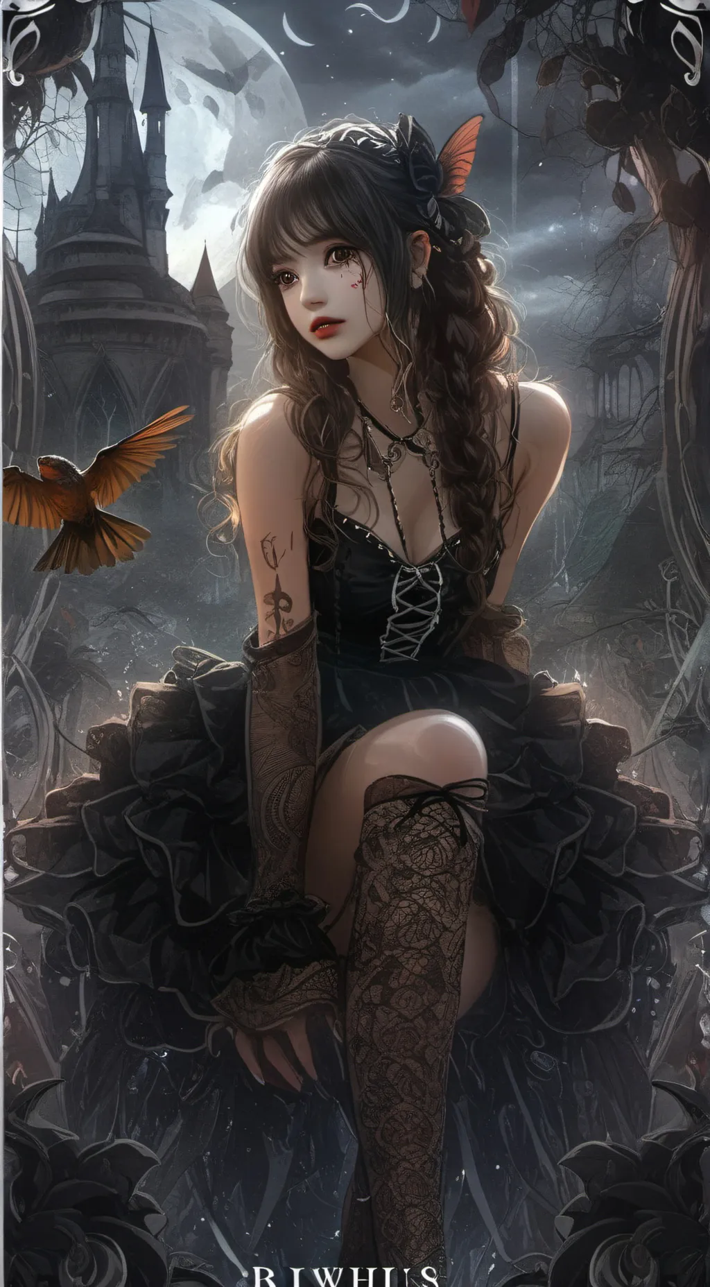 ai character: Lizzy  background