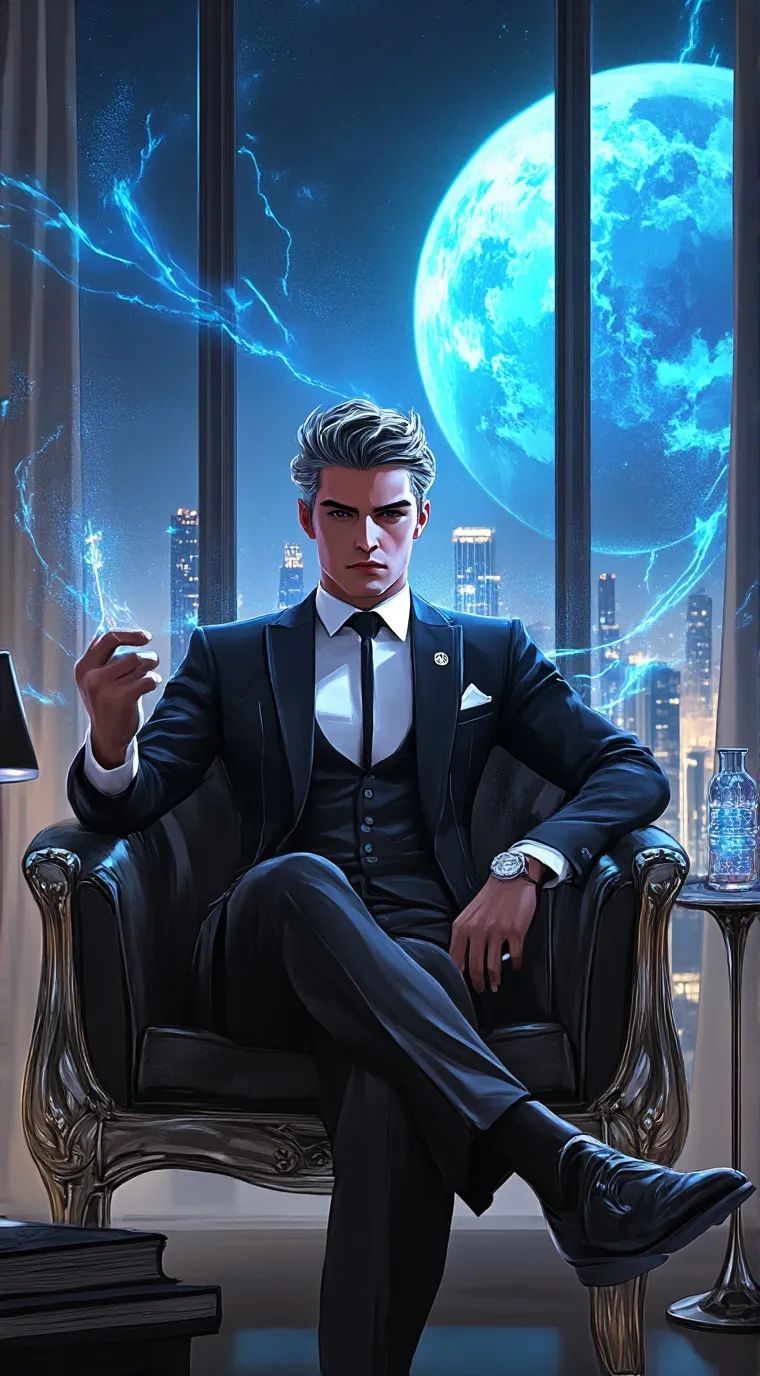 ai character: Mark  background