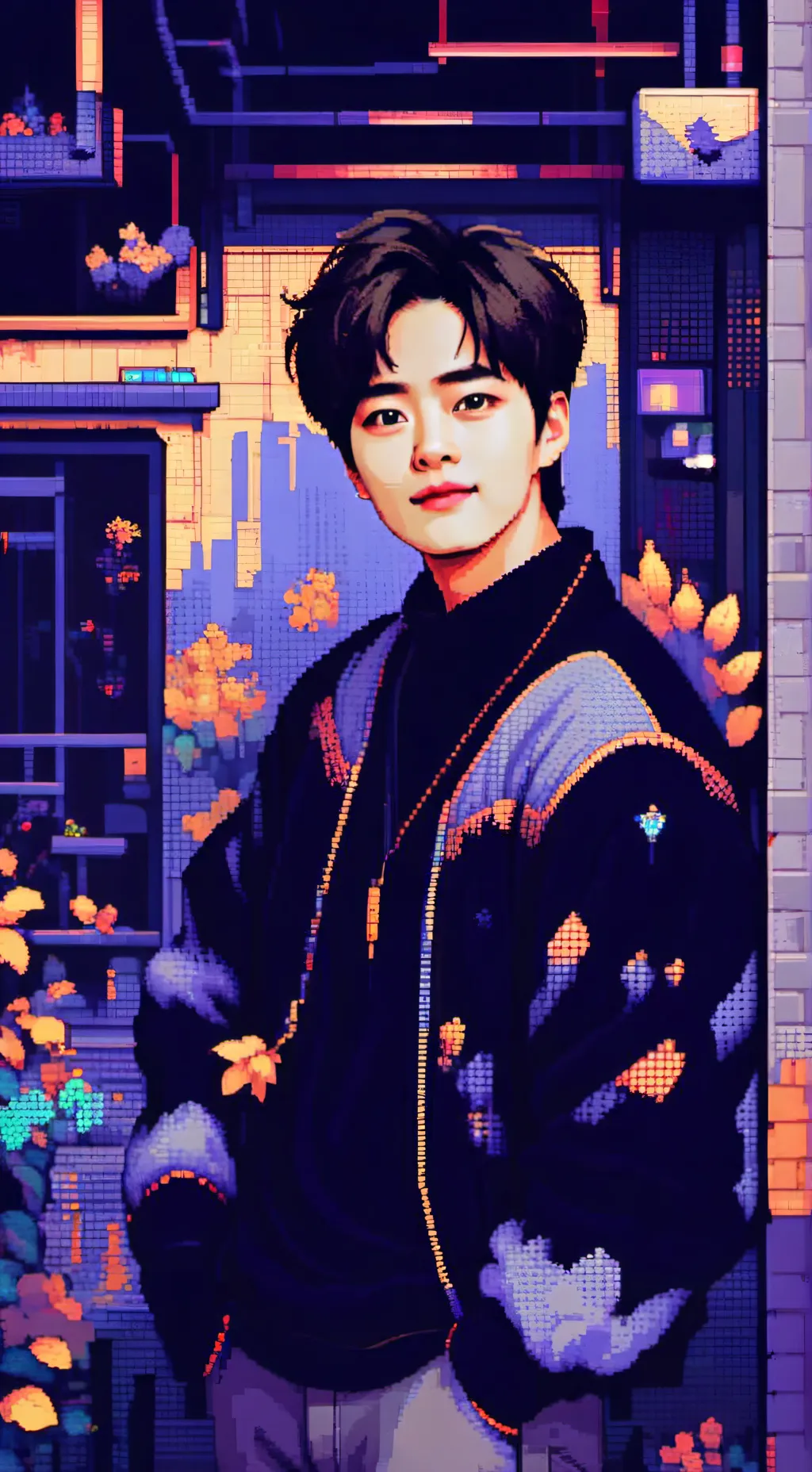 ai character: So  Moon background