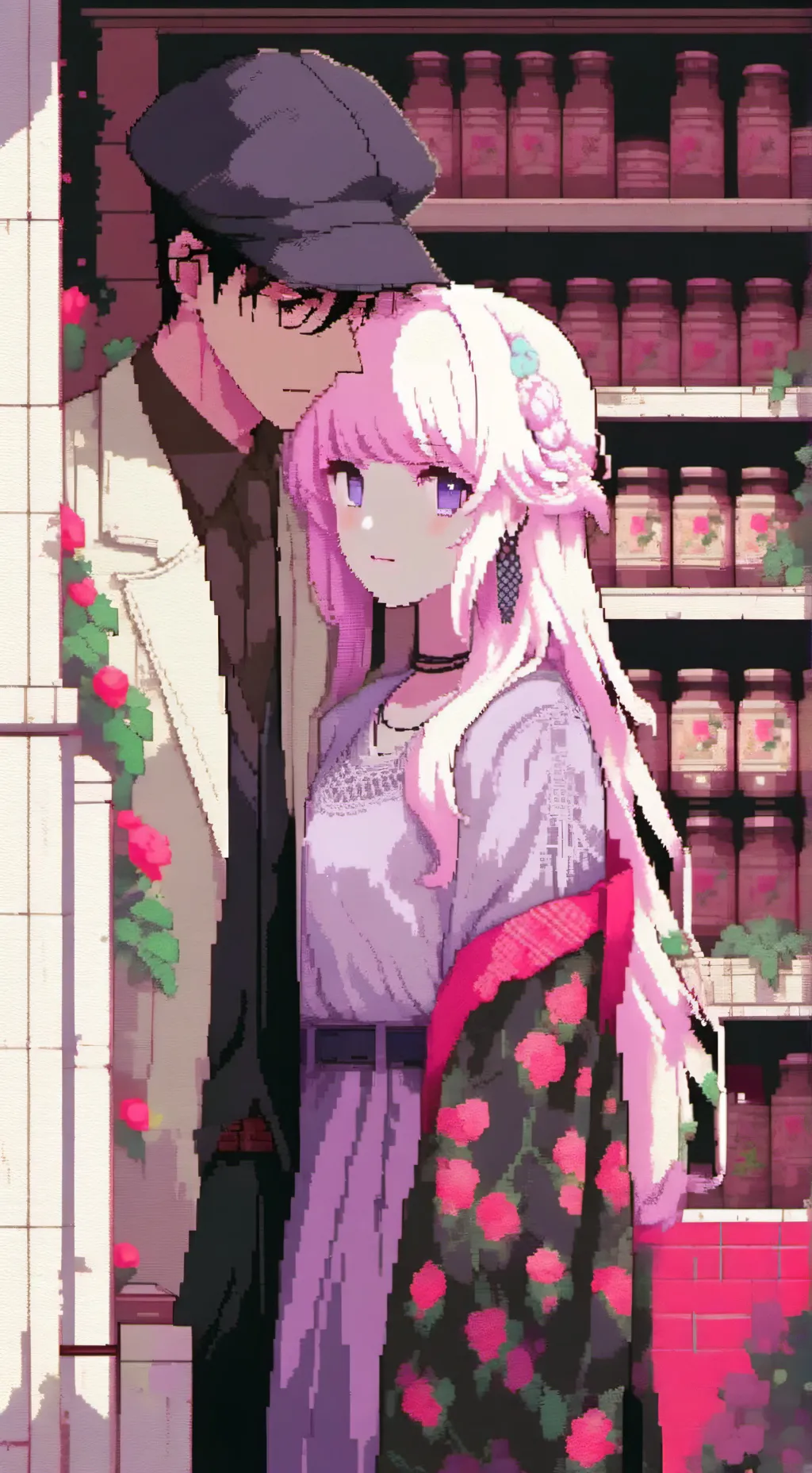 ai character: V (TAE) background