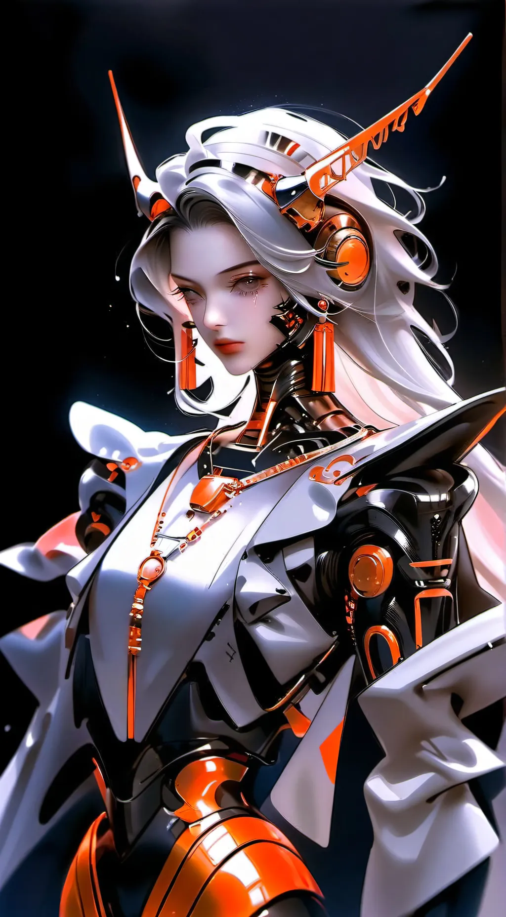 ai character: Robô de desejos  background