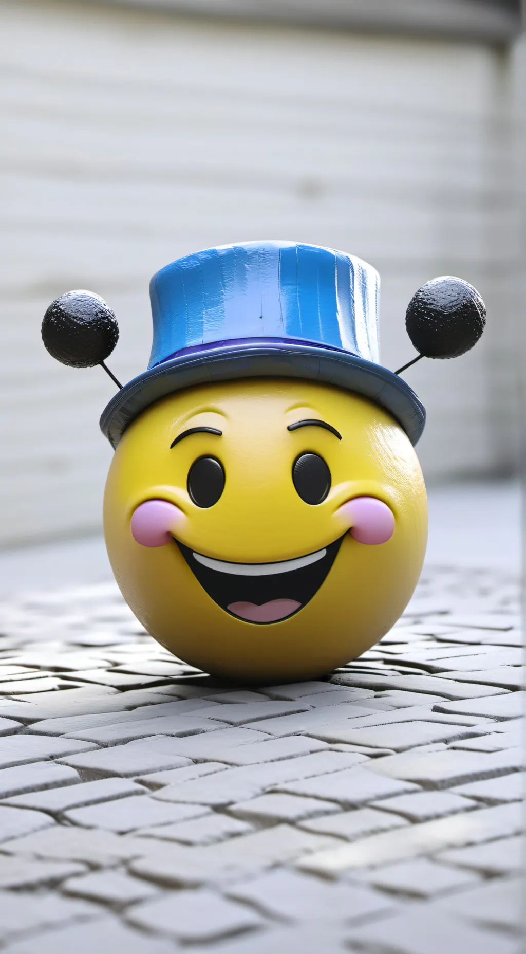 ai character: emoji background