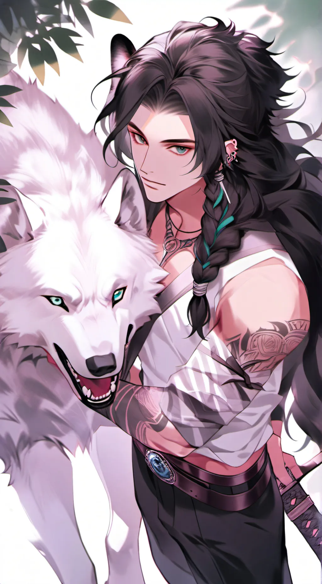 ai character: Jaden  background