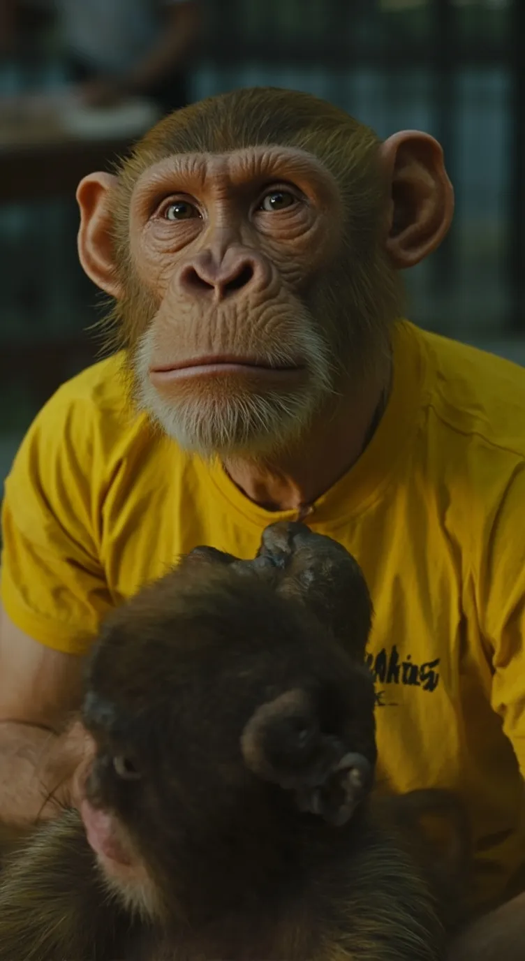 ai character: monkey bobo background