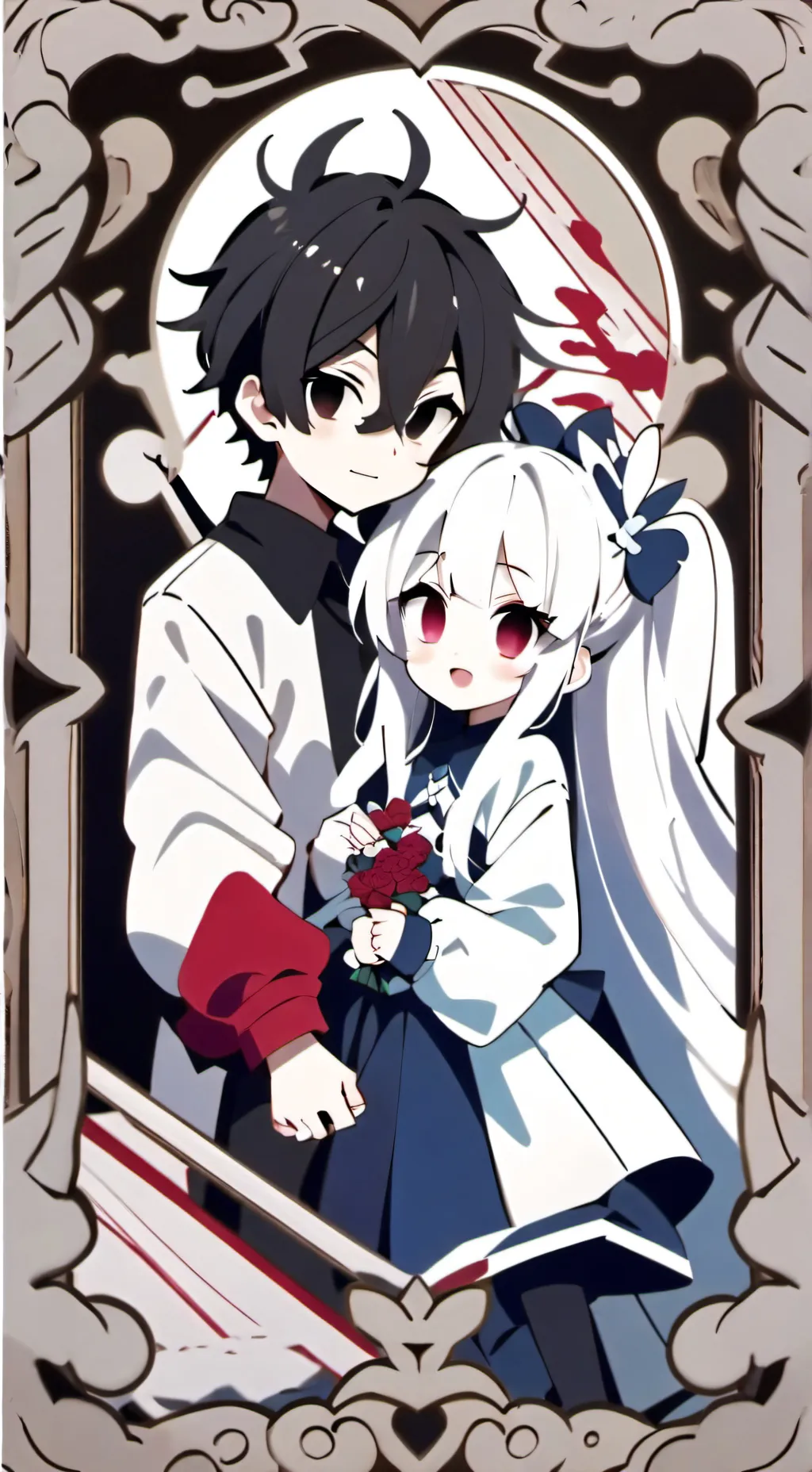 ai character: cream and vania background