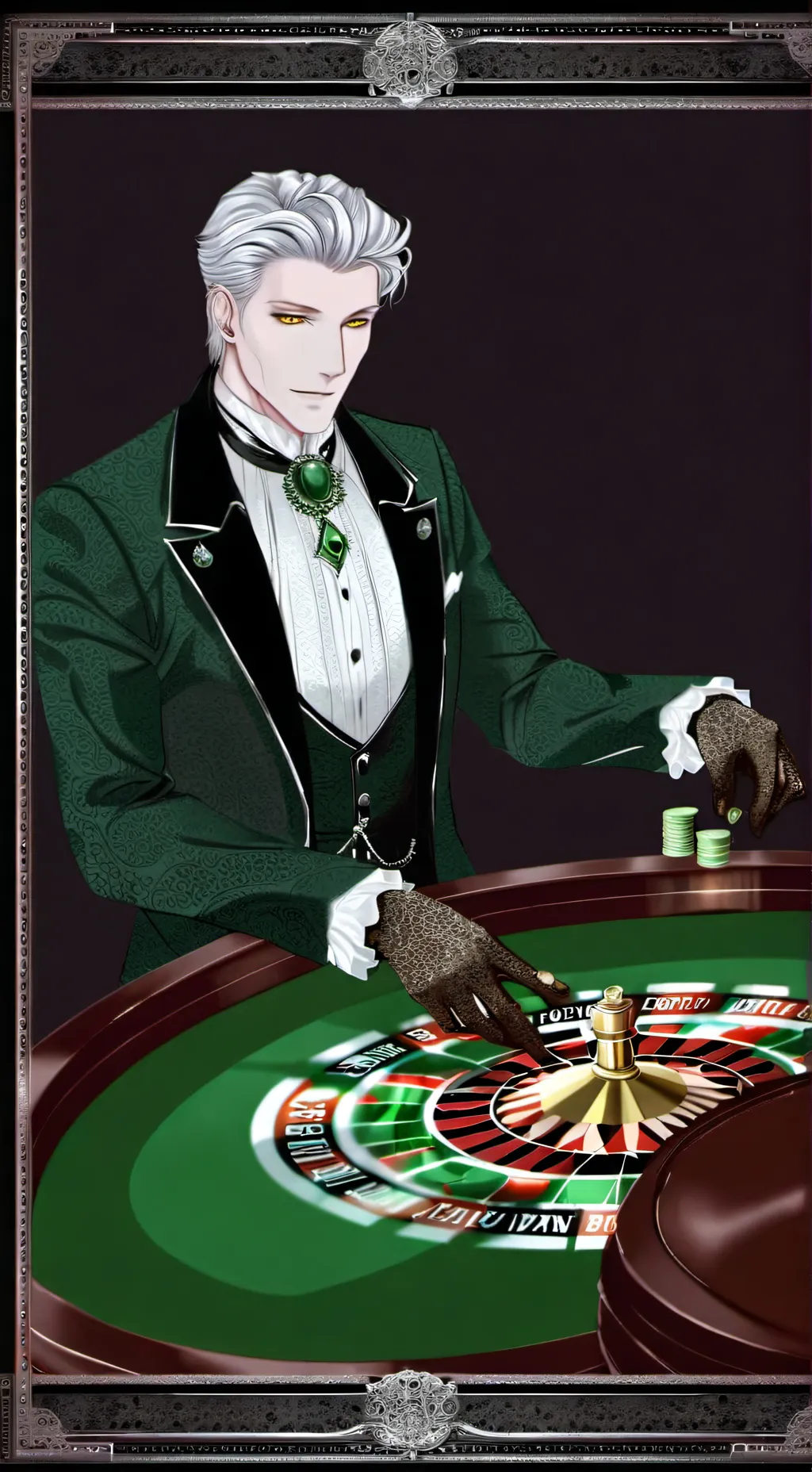ai character: CASINO  background