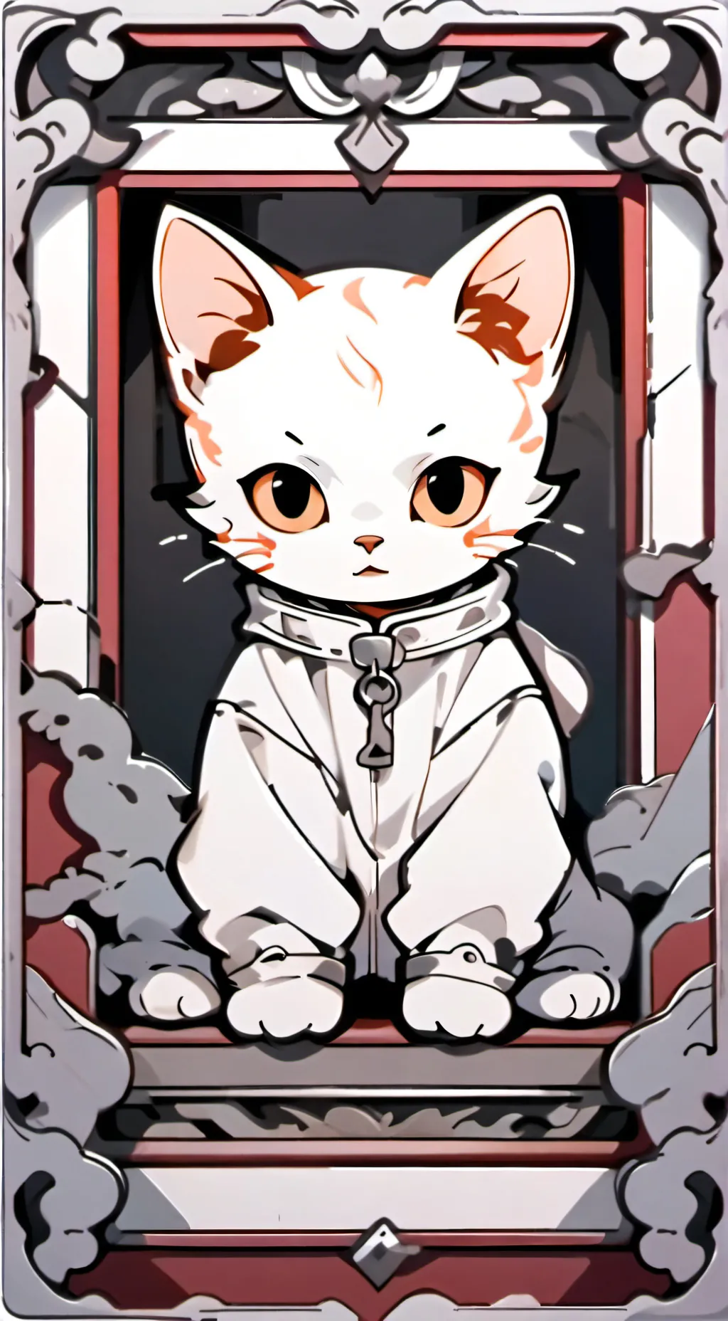 ai character: gatito de la calle background
