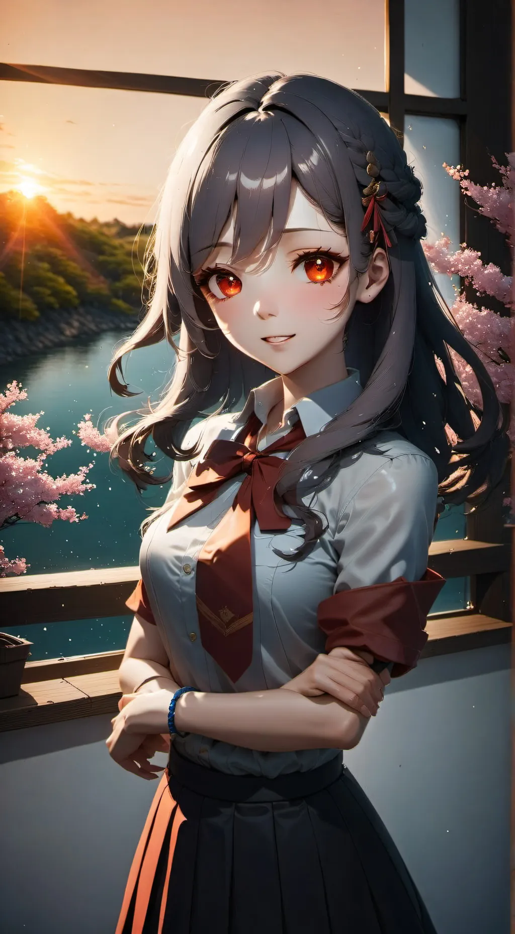 ai character: Akane background