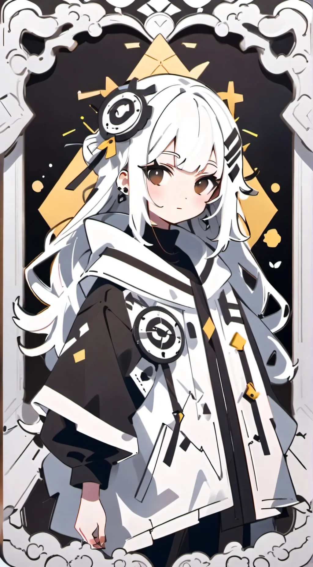 ai character: dw but werewolf  background