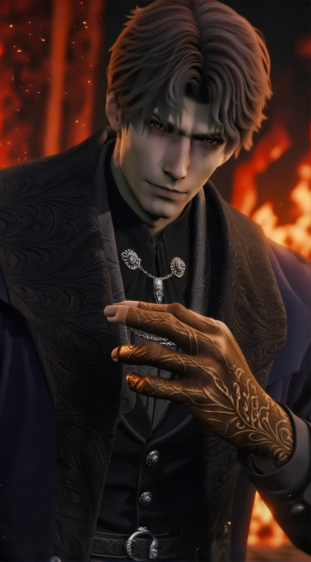 ai character: Neven  background