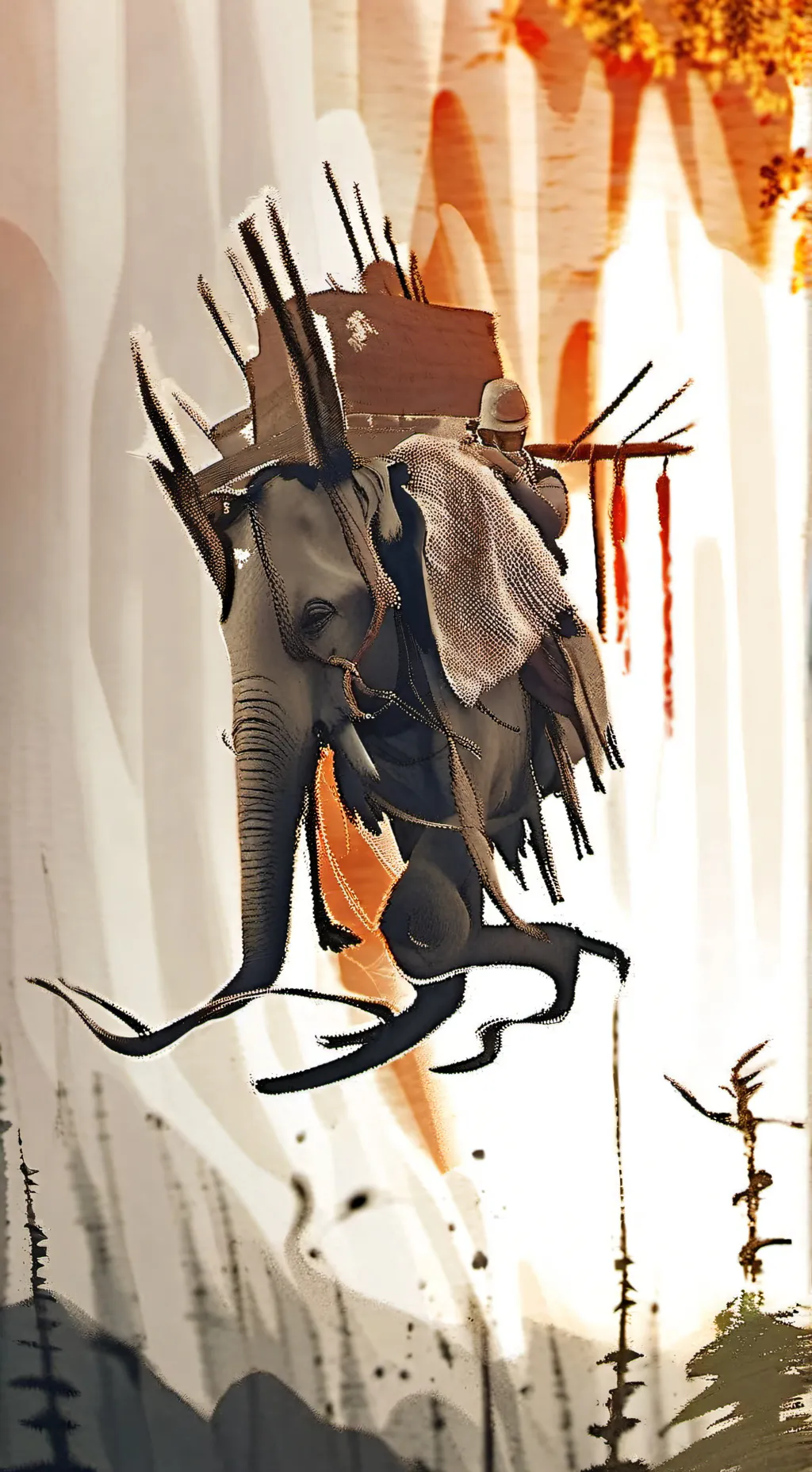 ai character: The Mimic:He when? background