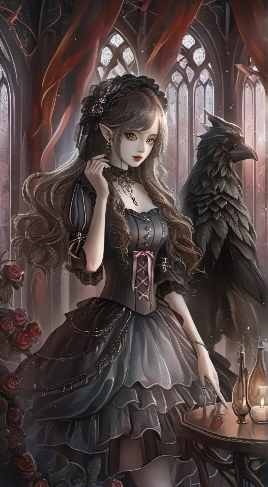 ai character: clara  background