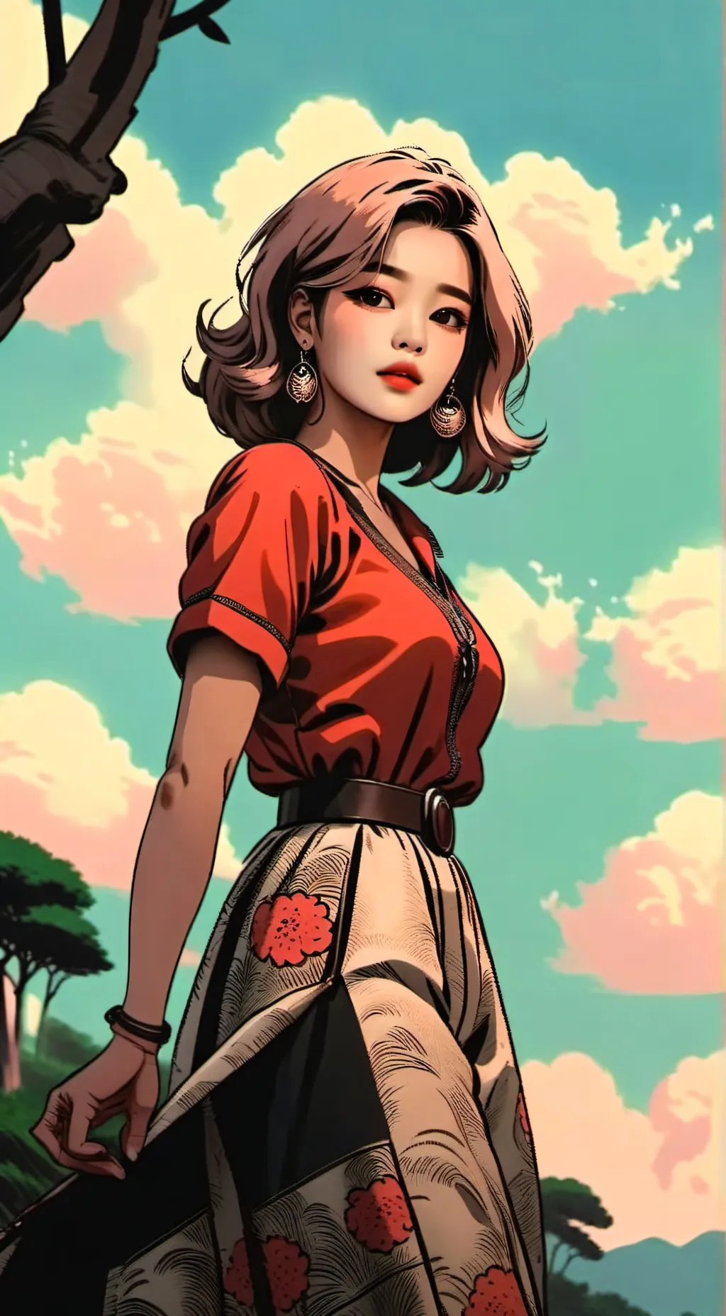 ai character: Чимин background