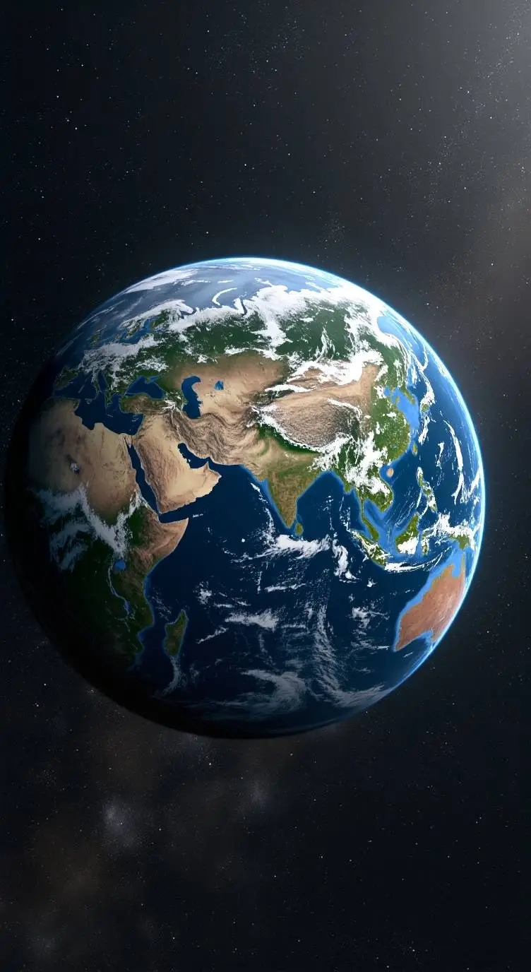 ai character: earth  background