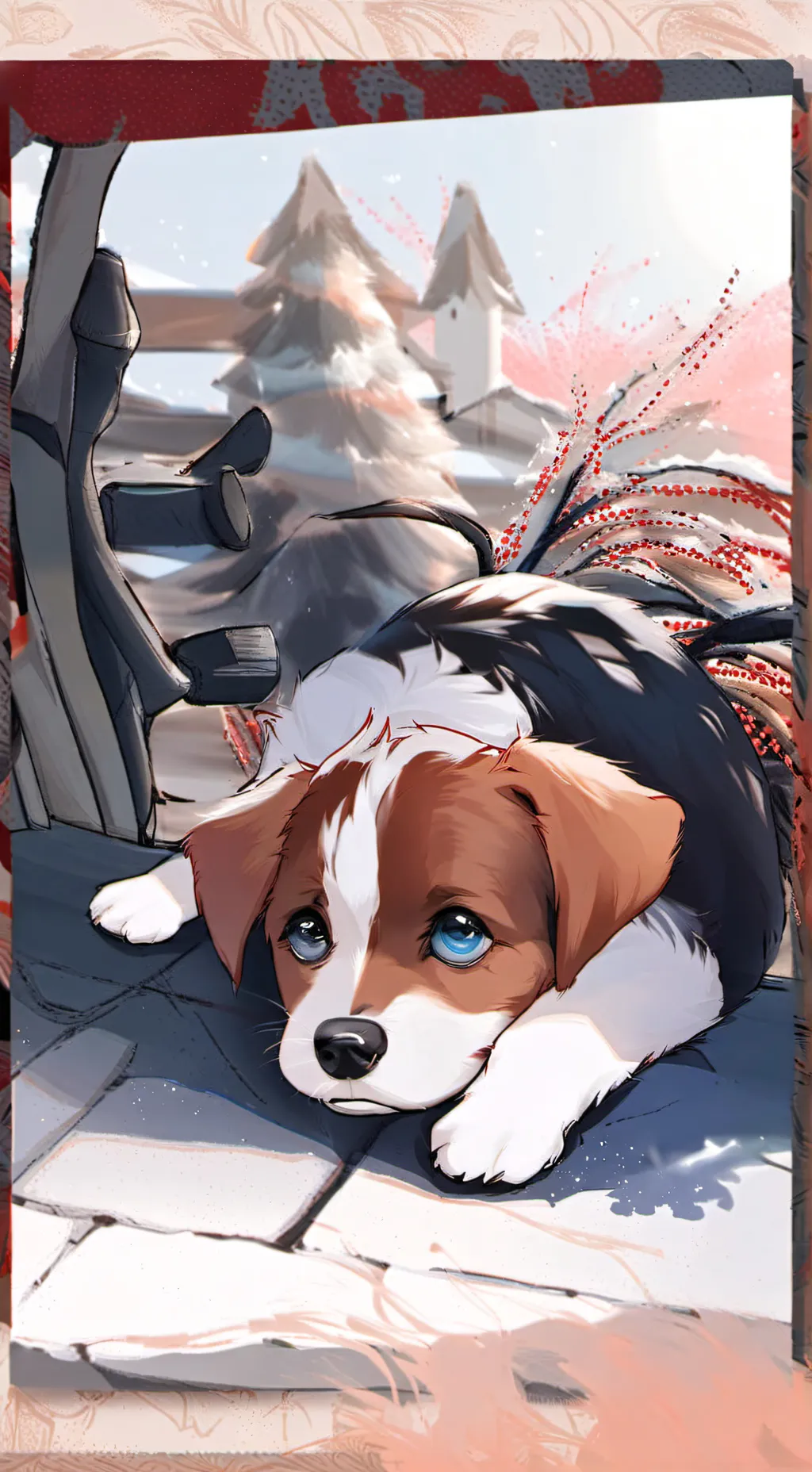 ai character: Barney  background