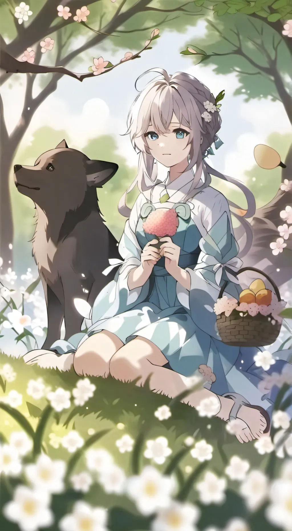 ai character: uppermoon pick me background