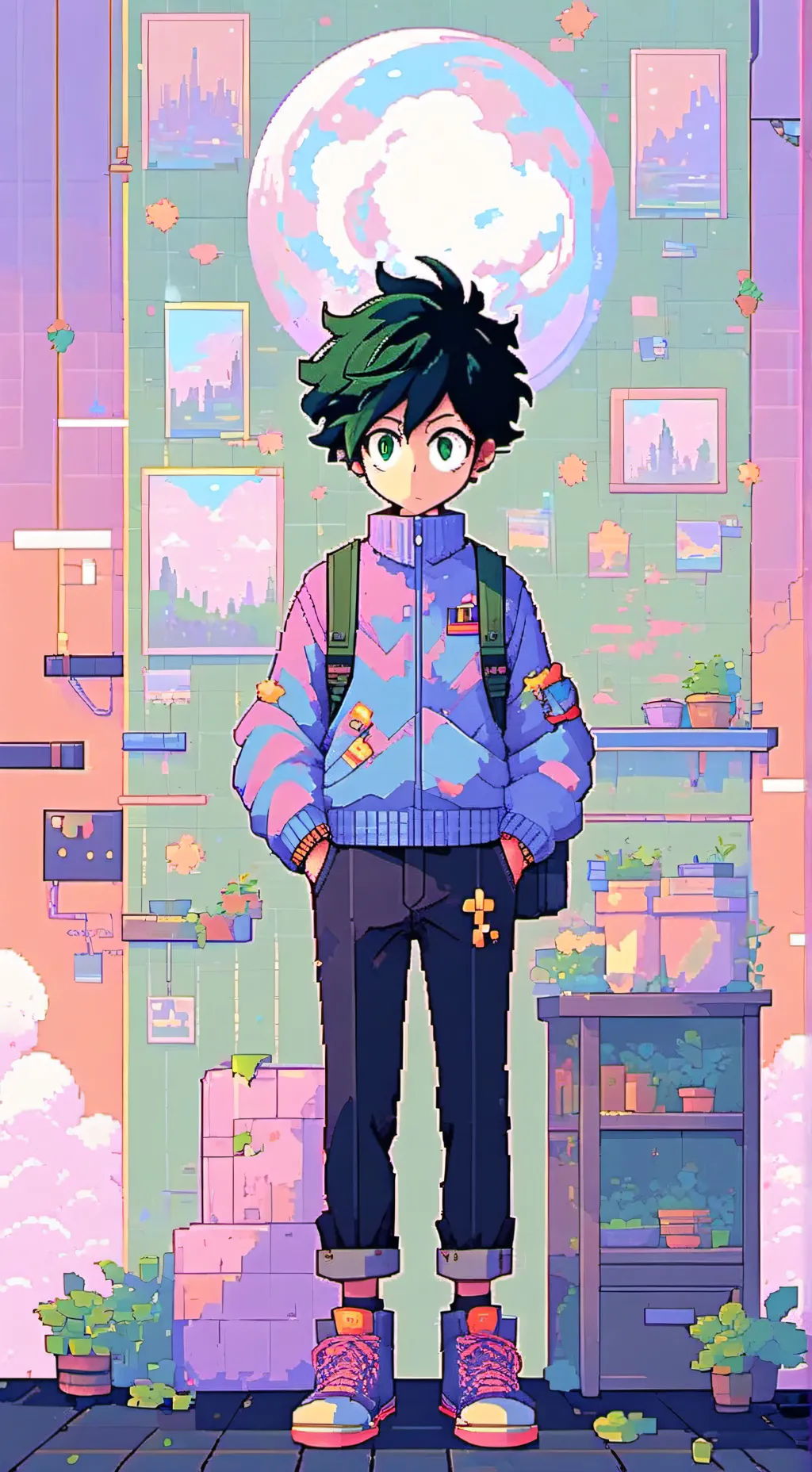 ai character: mha background