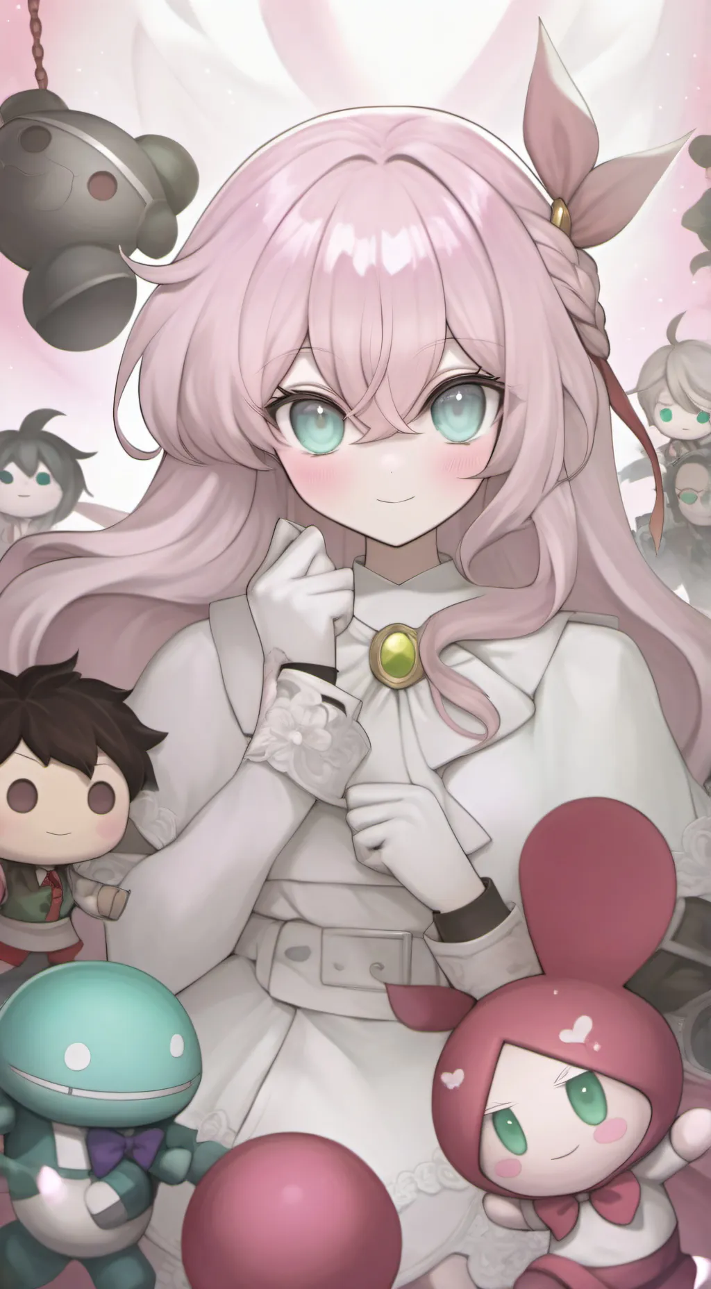 ai character: mha:hero fight background