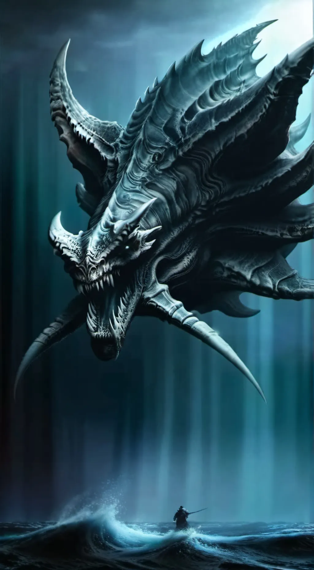 ai character: sea creature background