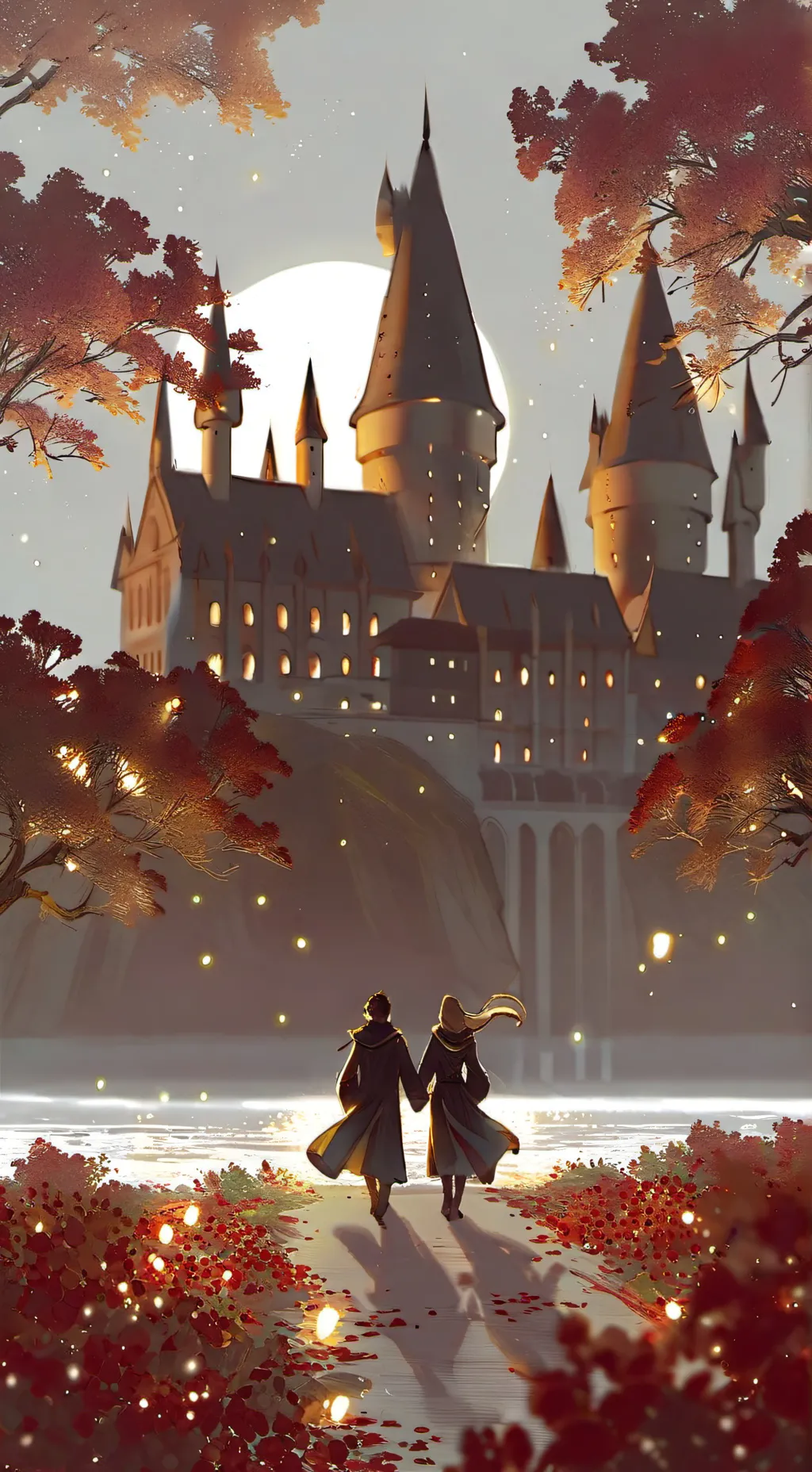 ai character: Hogwarts  background