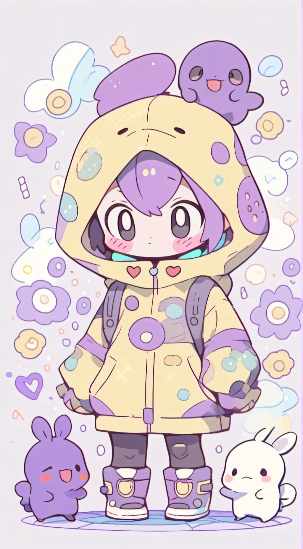 ai character: Y/N x durple D: N- background